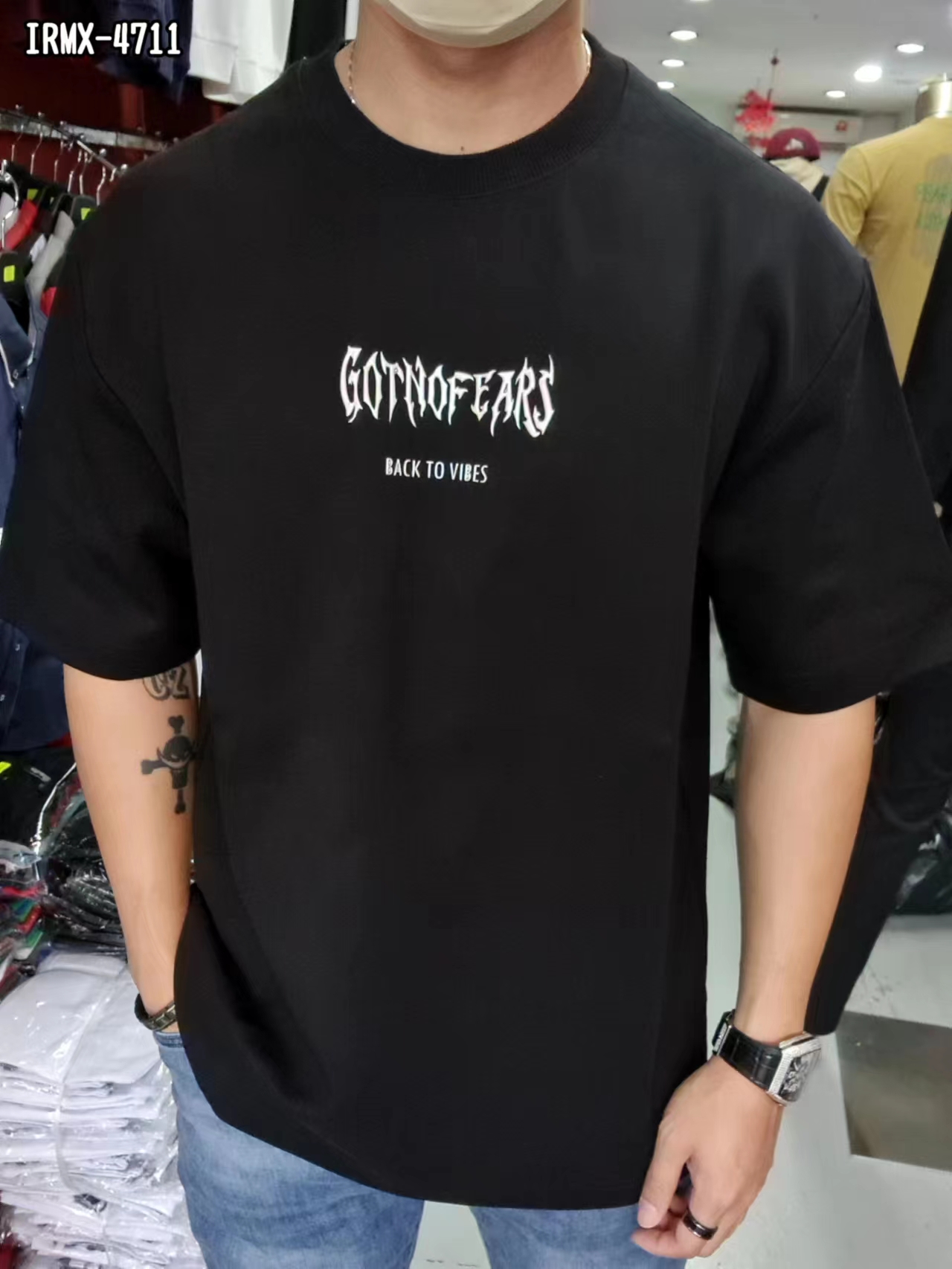 时尚潮品 IRMX - Unisex 宽身 GOTNOFEAR IRMX-4711黑色